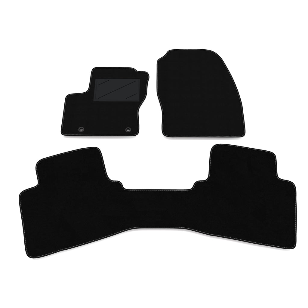 Tappetini Ford C-MAX 2010-2015 dist. clips 26cm - posteriore unito