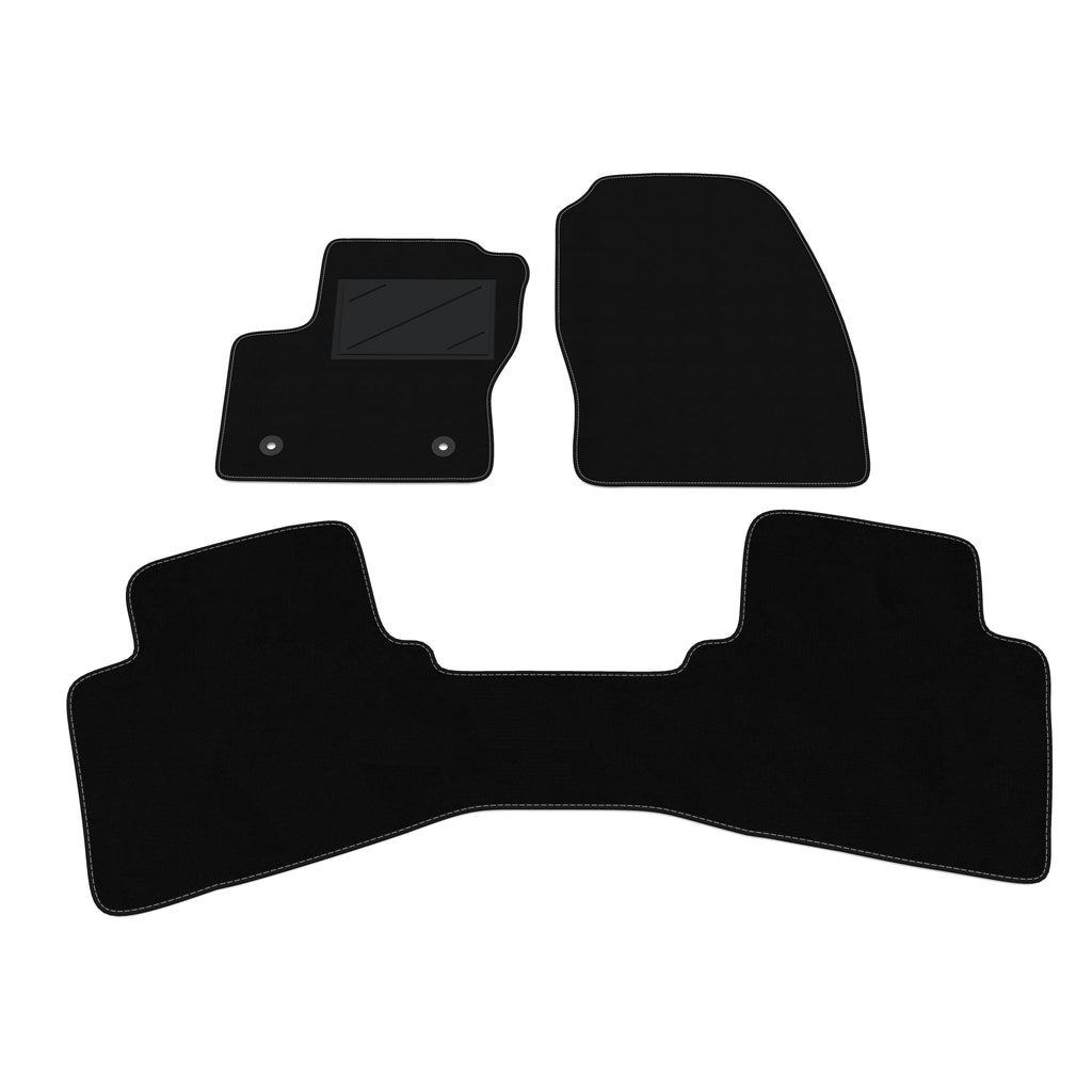Tappetini Ford C-MAX 2010-2015 dist. clips 28cm - posteriore unito