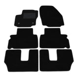Tappetini Ford Galaxy 7 posti 2006-2015 distanza clip conducente 31,7cm