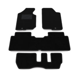 Tappetini Kia Carens - Manuale 7 posti 2006-2013 - posteriore unito