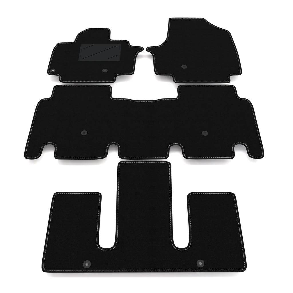 Tappetini Kia EV9 6 posti 2023-2026 Senza swivel seats