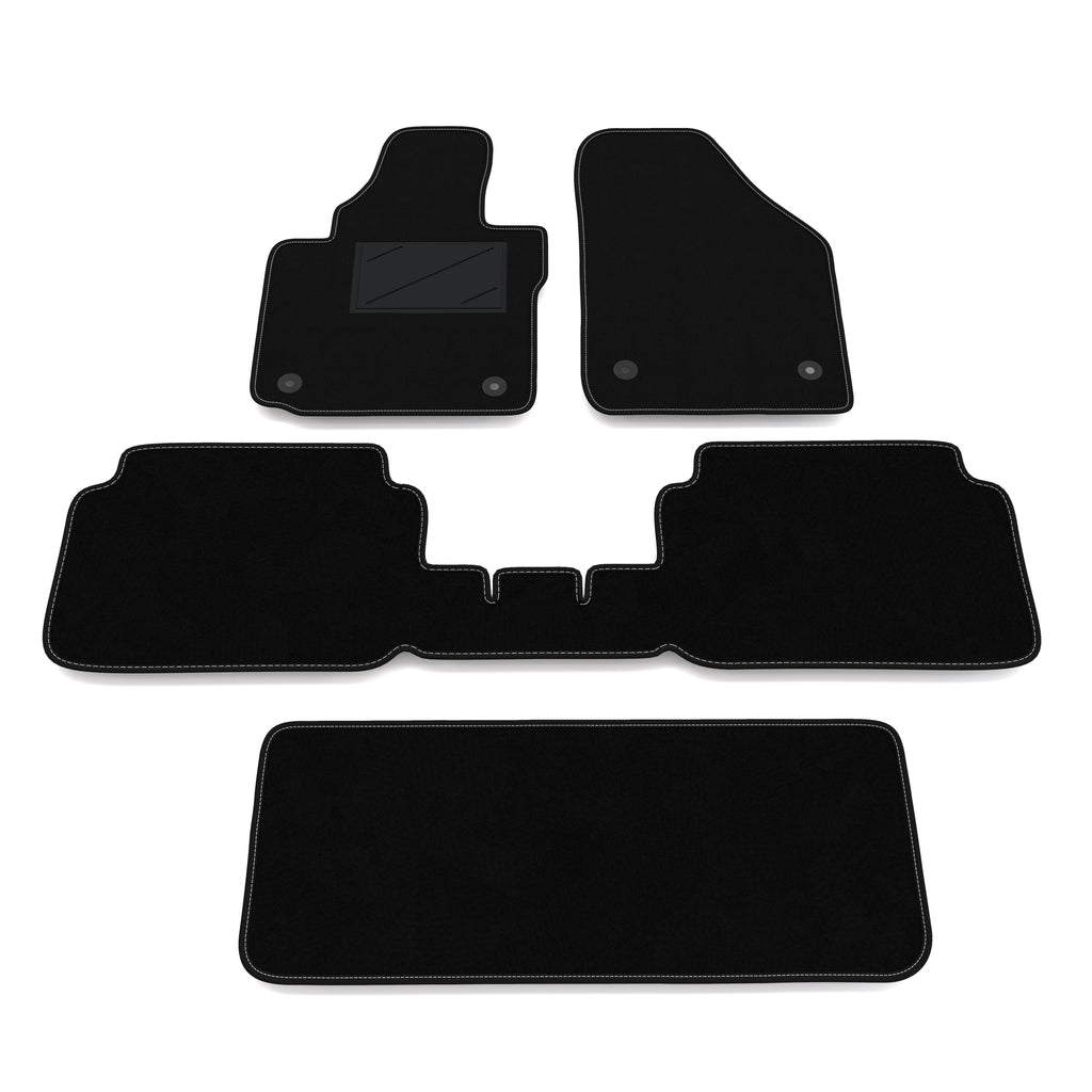 Tappetini Volkswagen Touran 7 posti 2003-2015 - posteriore unito